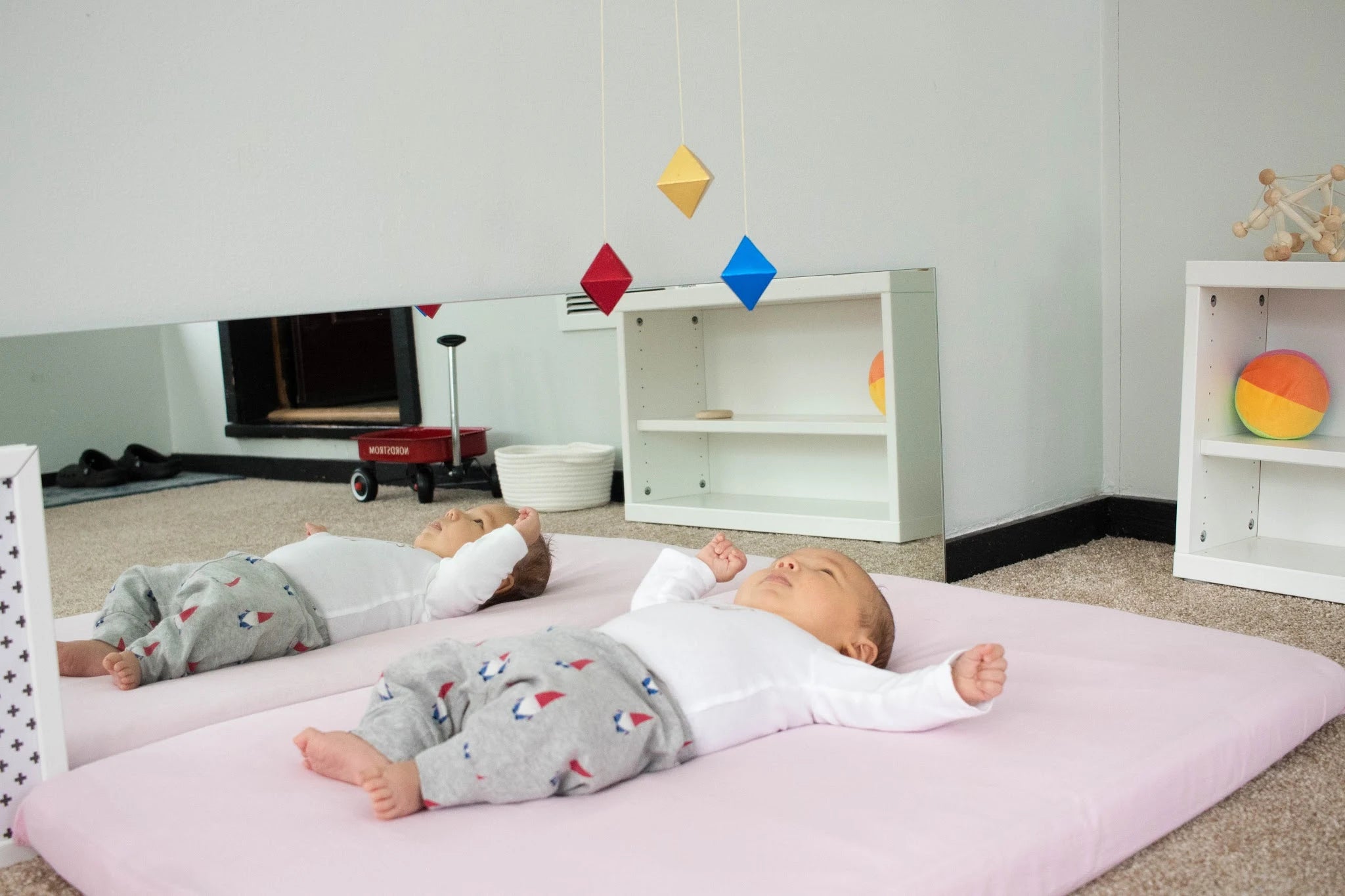 The Octahedron Mobile: Enhancing Infant Development with The Power of Primary Colors