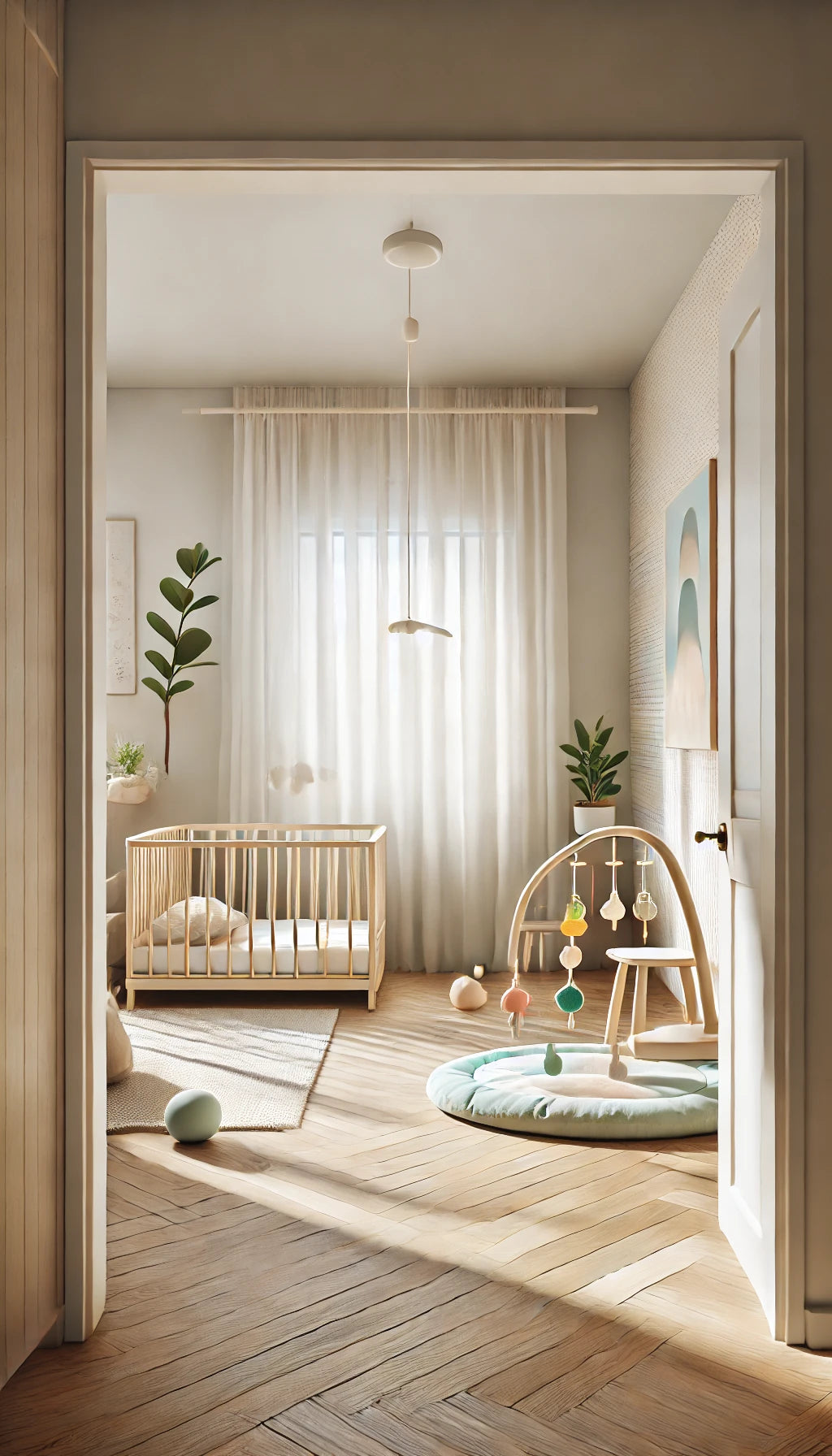 kid's bedroom with cribs and toys