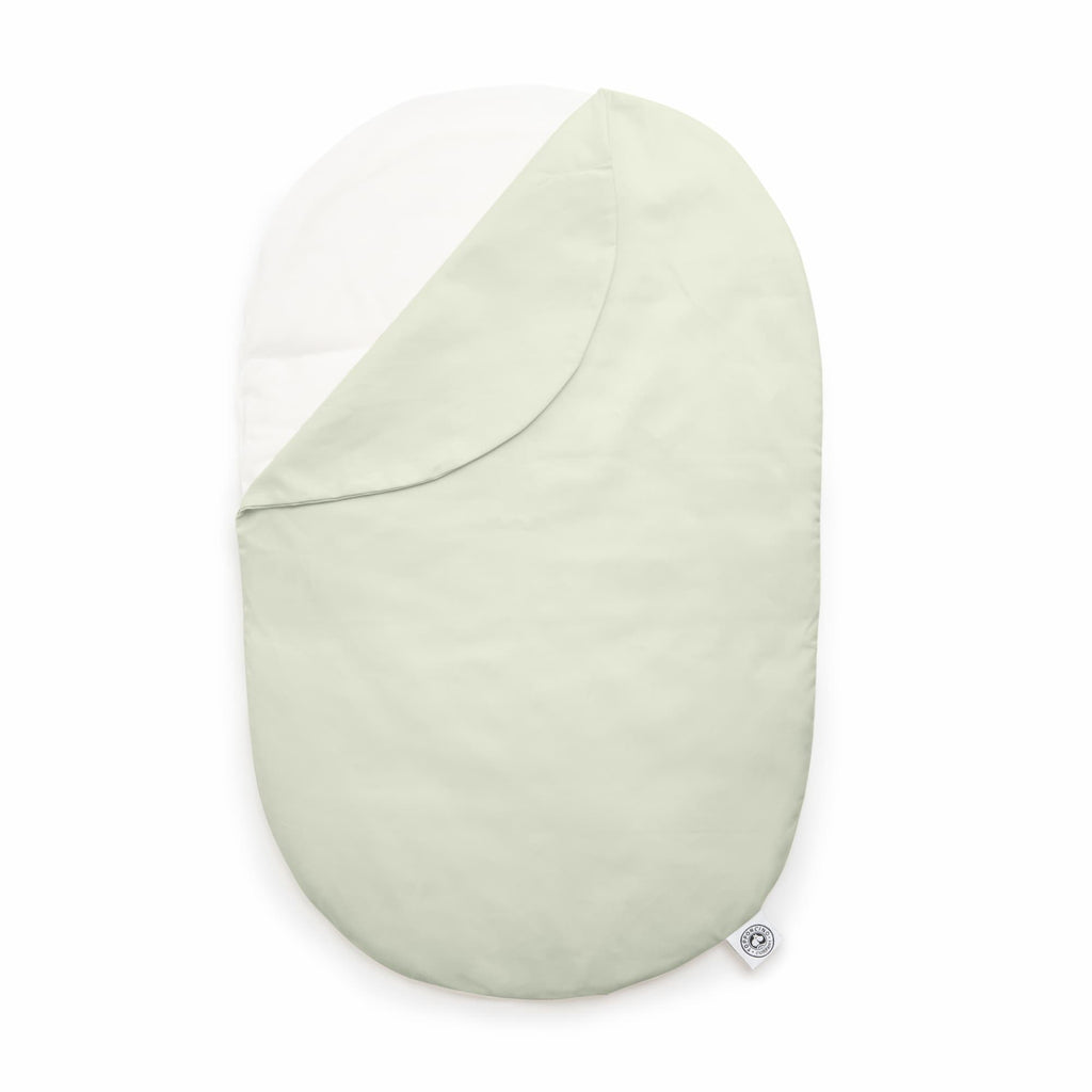 montessori baby topponcino newborn lounger #color_sage-green